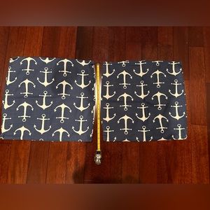 Set of 2 18x18 nautical pillow cases